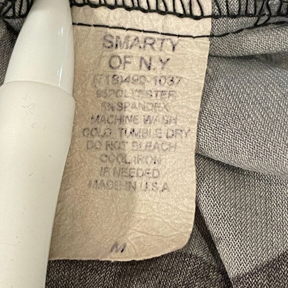 Vintage Smarty of NY Floral Pull On Knee Length Skirt Elastic Waist Boho Sz M - Picture 5 of 5